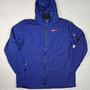 Nike 2023 Pro Elite Storm Fit Running Track Jacket Mens 3XLT DX9073-455 3XL TALL